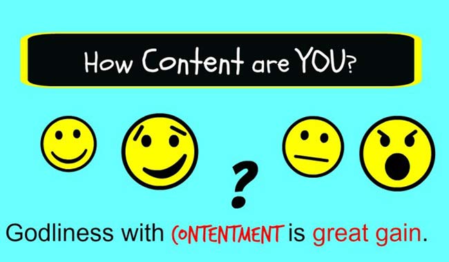 Are you content?